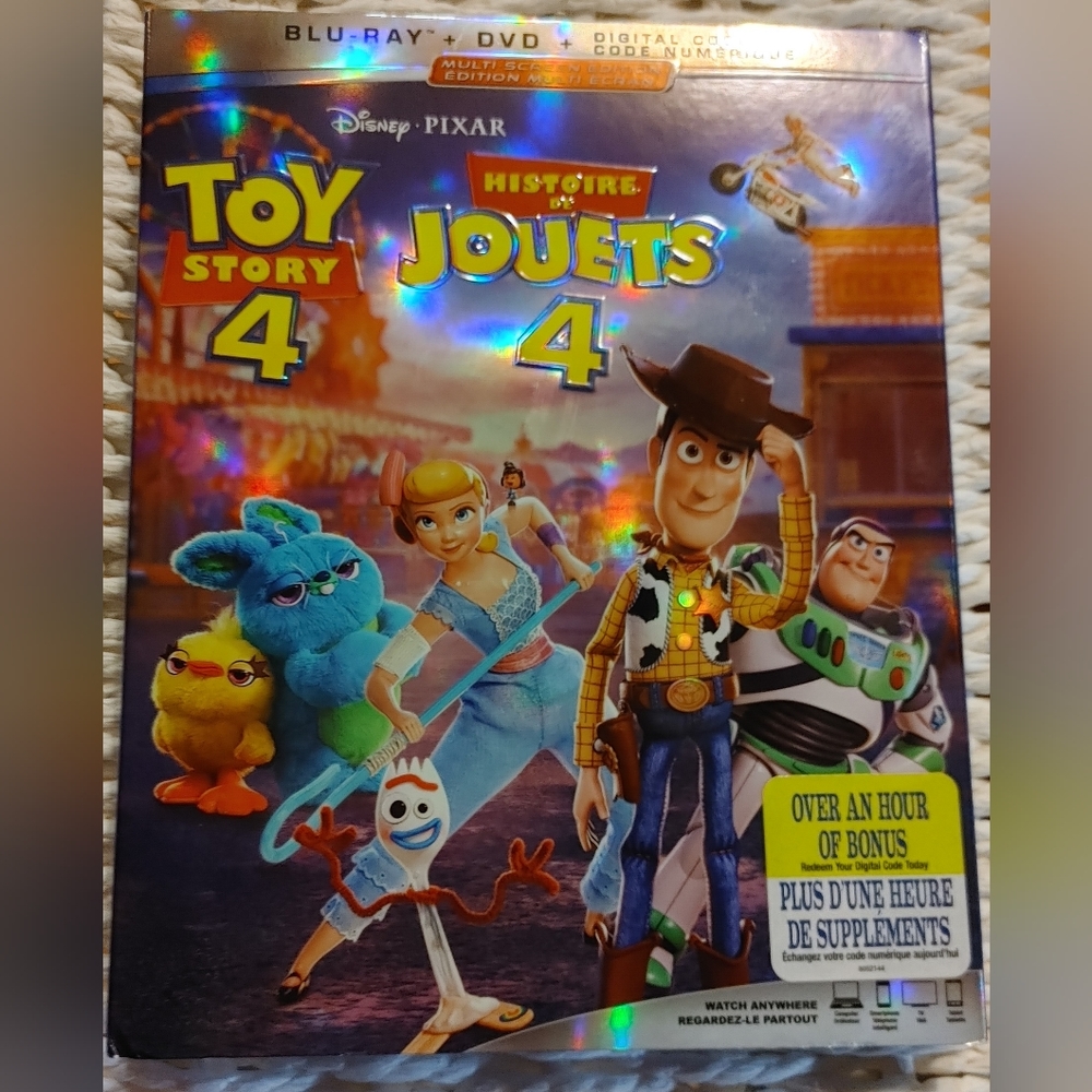 Toy Story 4 Blu Ray BNIB